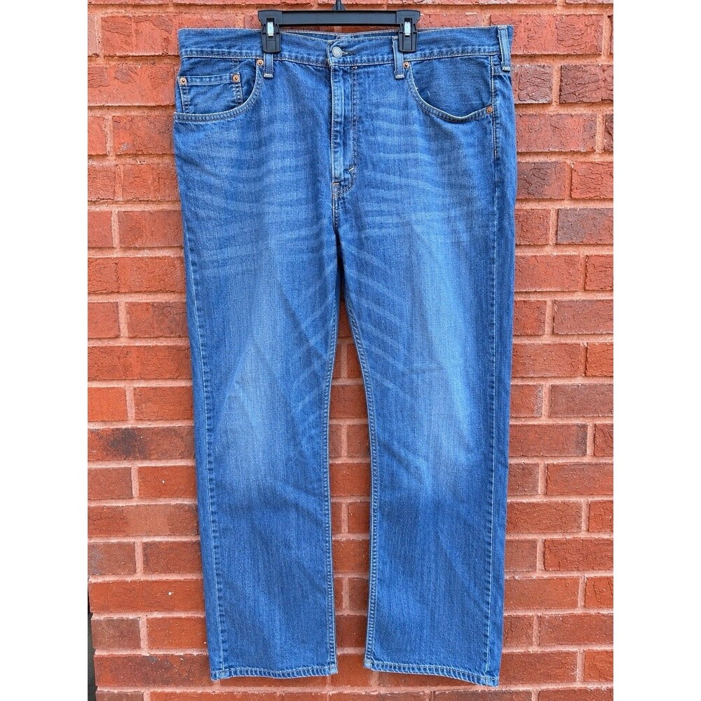 Levi’s 559 Relaxed Straight Jeans Men’s 40x30 Medium Wash Blue Denim c26